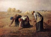 Jean Francois Millet Les Glaneuses oil